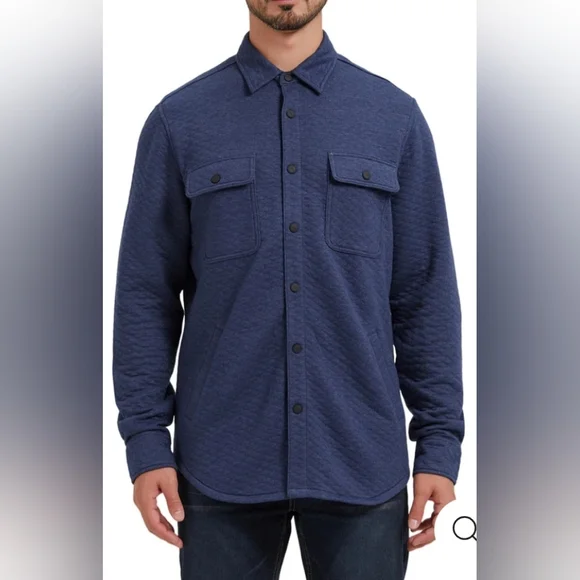 Cloudveil Quilted Jacquard Knit Shirt Jacket